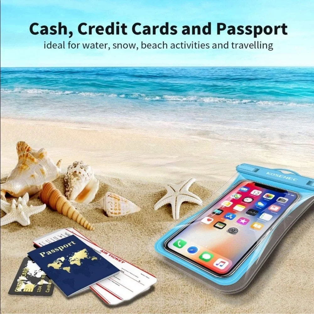 Universal Waterproof Floating Phone Pouch Set of 2